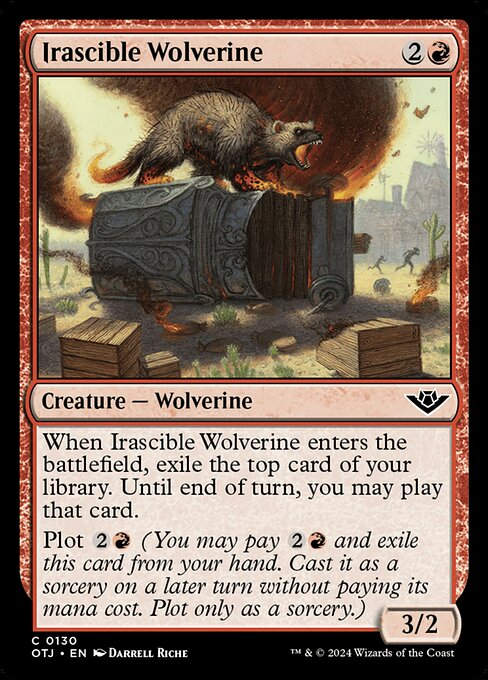 Irascible Wolverine (otj) (130)