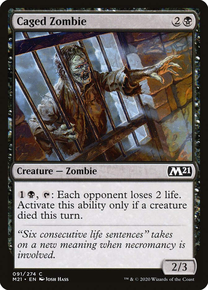 Caged Zombie (M21) (91)