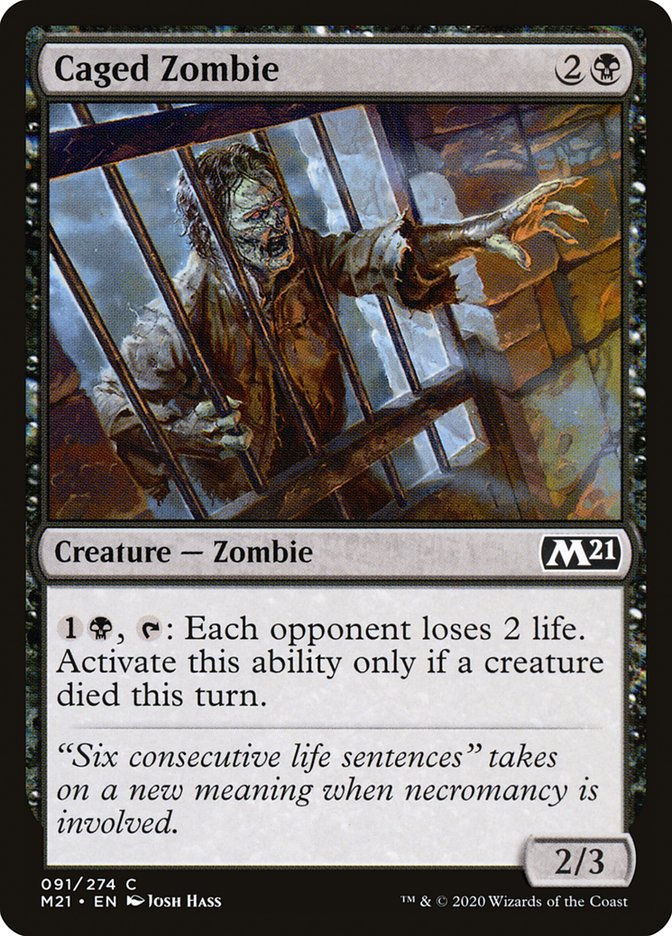 Caged Zombie (M21) (91)