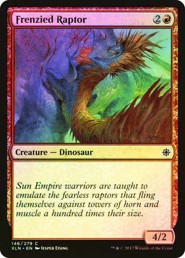 Frenzied Raptor (XLN) (146) / Foil