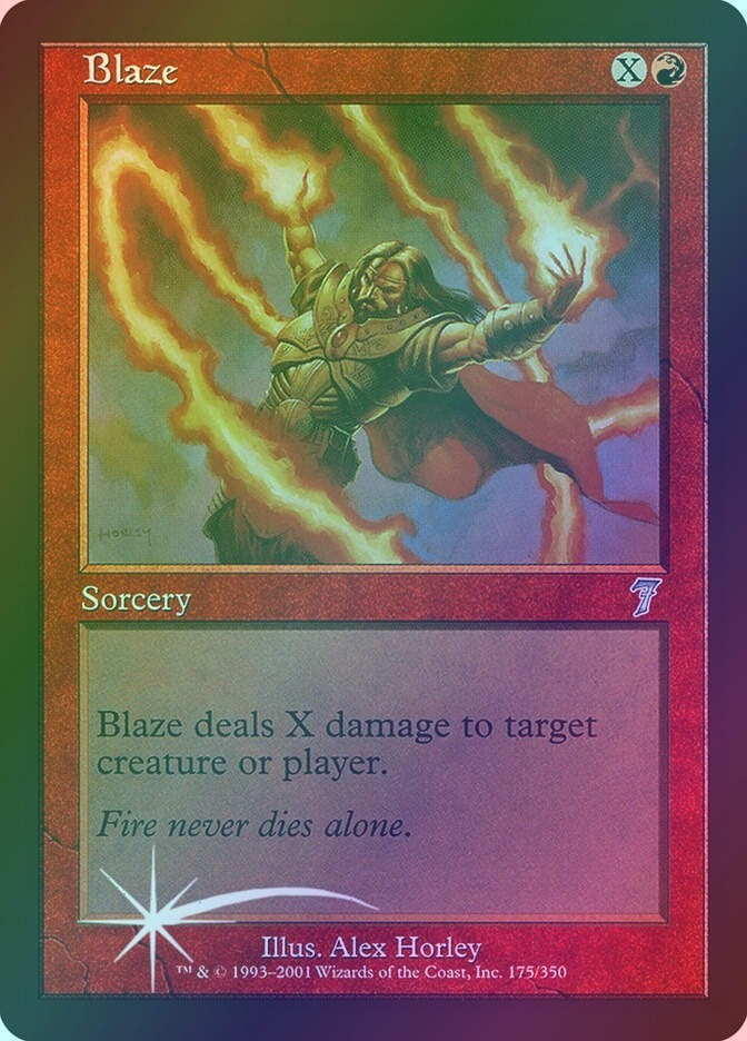 Blaze (7ED) (175★) / Foil
