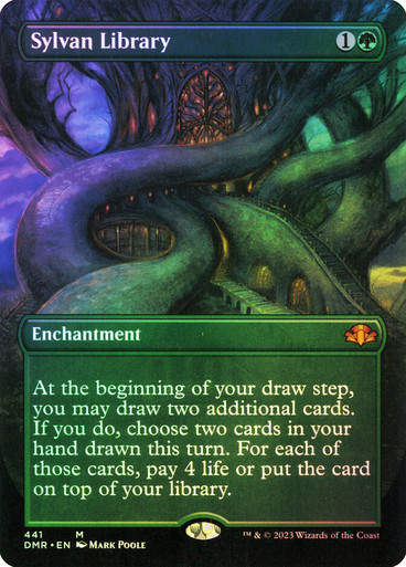 Sylvan Library (DMR) / Borderless / Foil