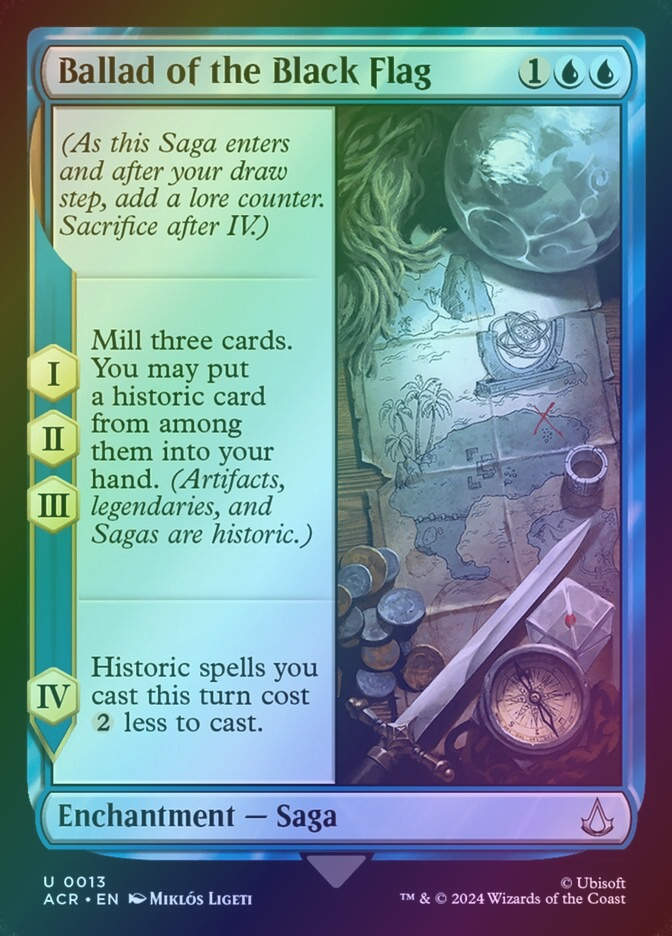 Ballad of the Black Flag (ACR) (13) / Foil