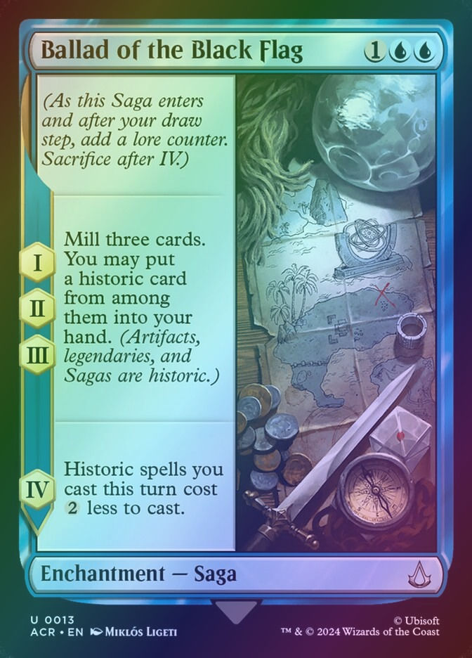 Ballad of the Black Flag (ACR) (13) / Foil