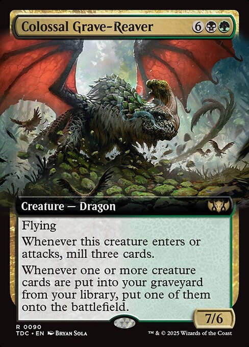 Colossal Grave-Reaver (TDC) (90) / Extended Art