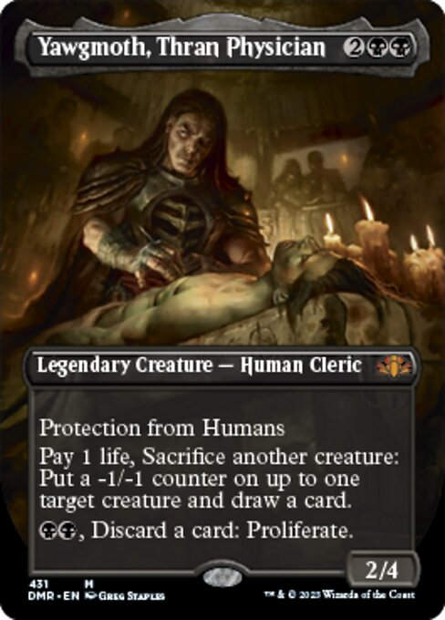 Yawgmoth, Thran Physician (DMR) / Borderless
