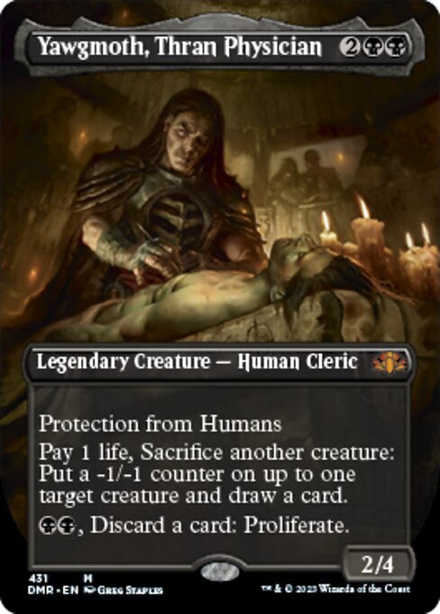 Yawgmoth, Thran Physician (DMR) / Borderless