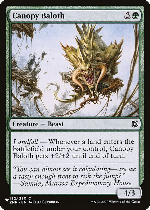 Canopy Baloth (PLST) (ZNR-182)