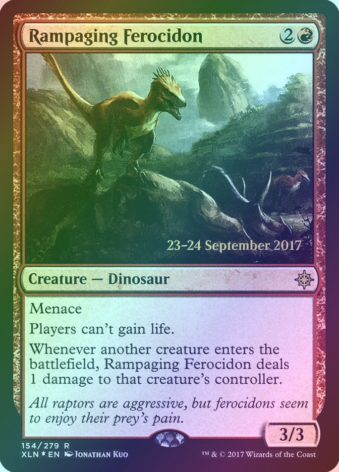 Rampaging Ferocidon (PXLN) (154s) / Foil