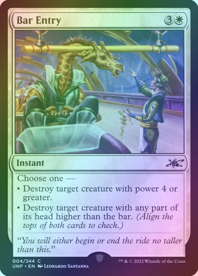 Bar Entry (UNF) (4) / Foil