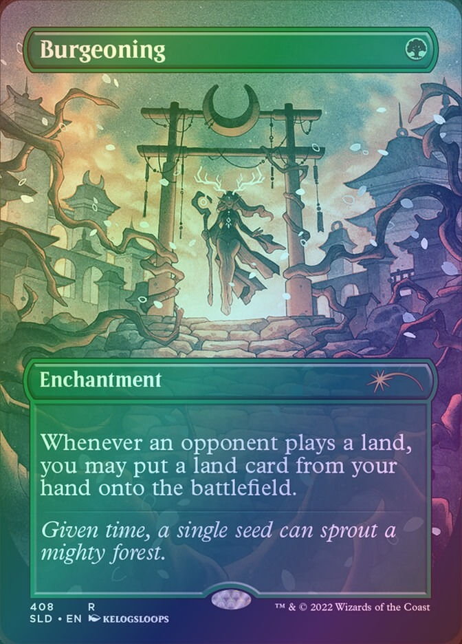 Burgeoning (SLD) (408) / Borderless / Foil