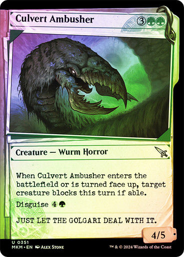 Culvert Ambusher (mkm) (351) / Showcase Foil