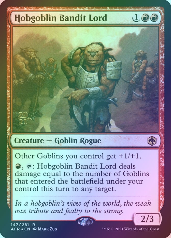 Hobgoblin Bandit Lord (PAFR) (147s) / Foil