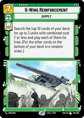 U-Wing Reinforcement (SOR_#104/252)