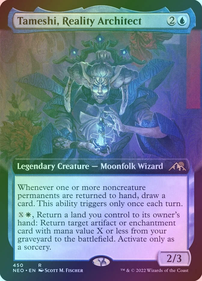 Tameshi, Reality Architect (NEO) (450) / Extended Art / Foil