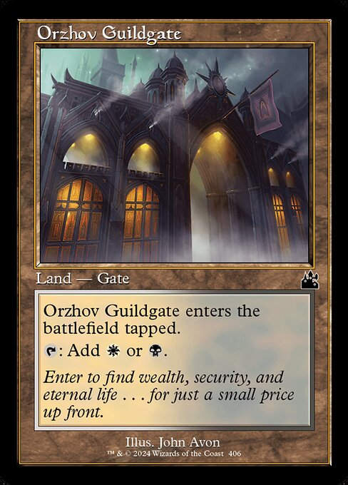 Orzhov Guildgate (rvr) (406) / Retro