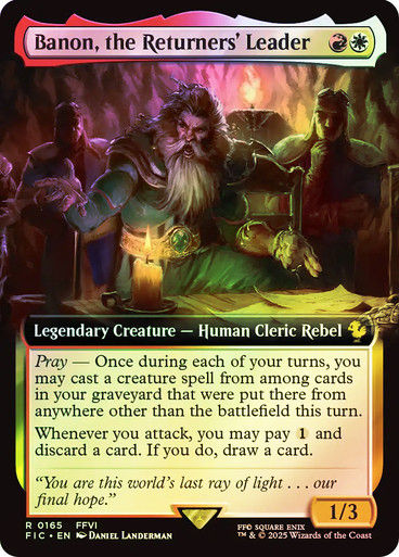 Banon, the Returners' Leader (FIC) (165) / Extended Art / Foil