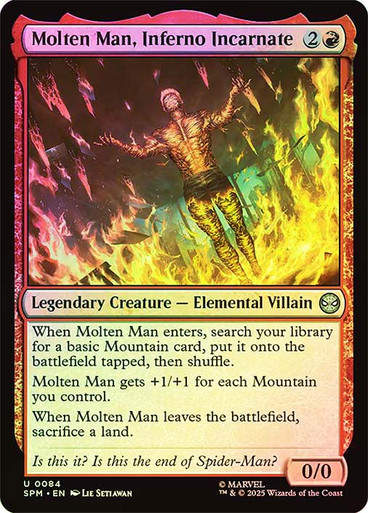 Molten Man, Inferno Incarnate (SPM) (84) / Foil