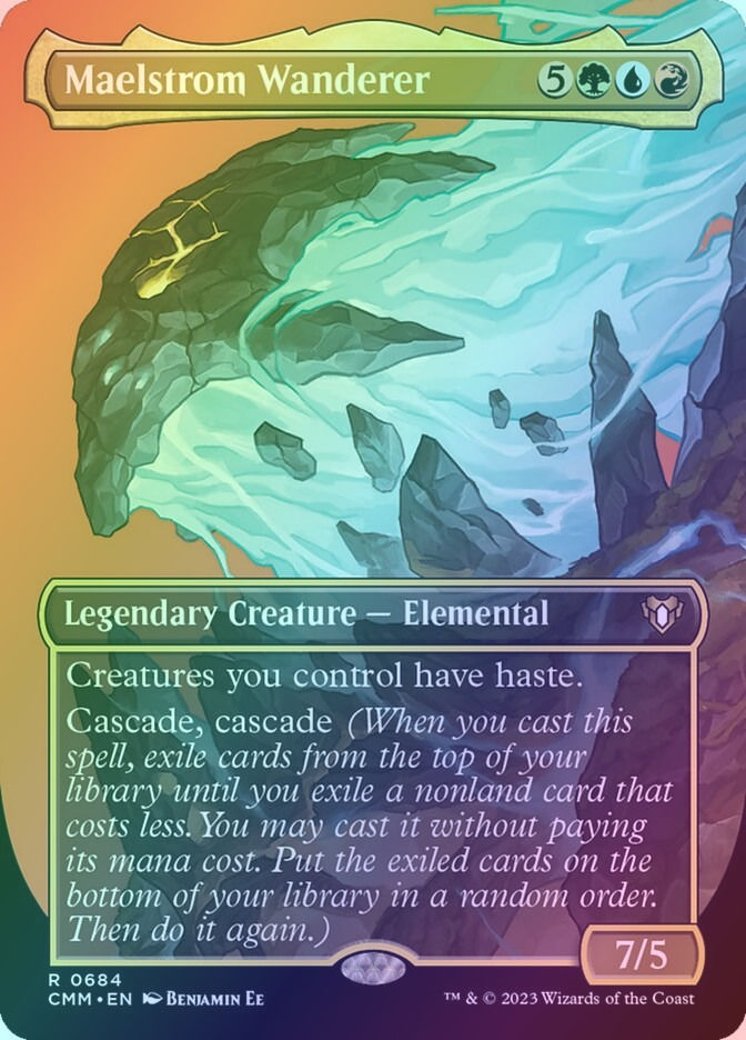Maelstrom Wanderer (CMM) (684) / Borderless / Foil