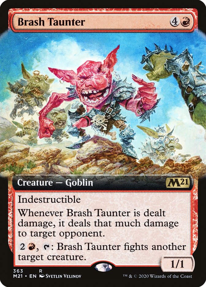 Brash Taunter (M21) (363) / Extended Art