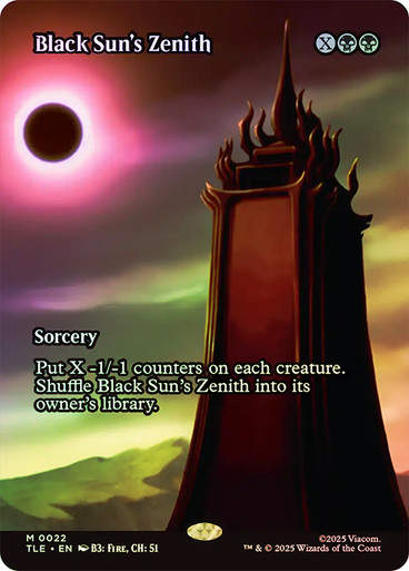 Black Sun's Zenith (TLE) (22) / Borderless / Foil
