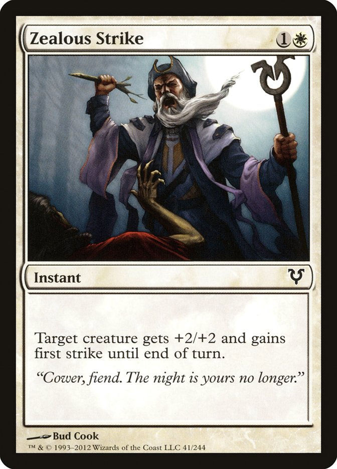 Zealous Strike (AVR) (41) / Foil
