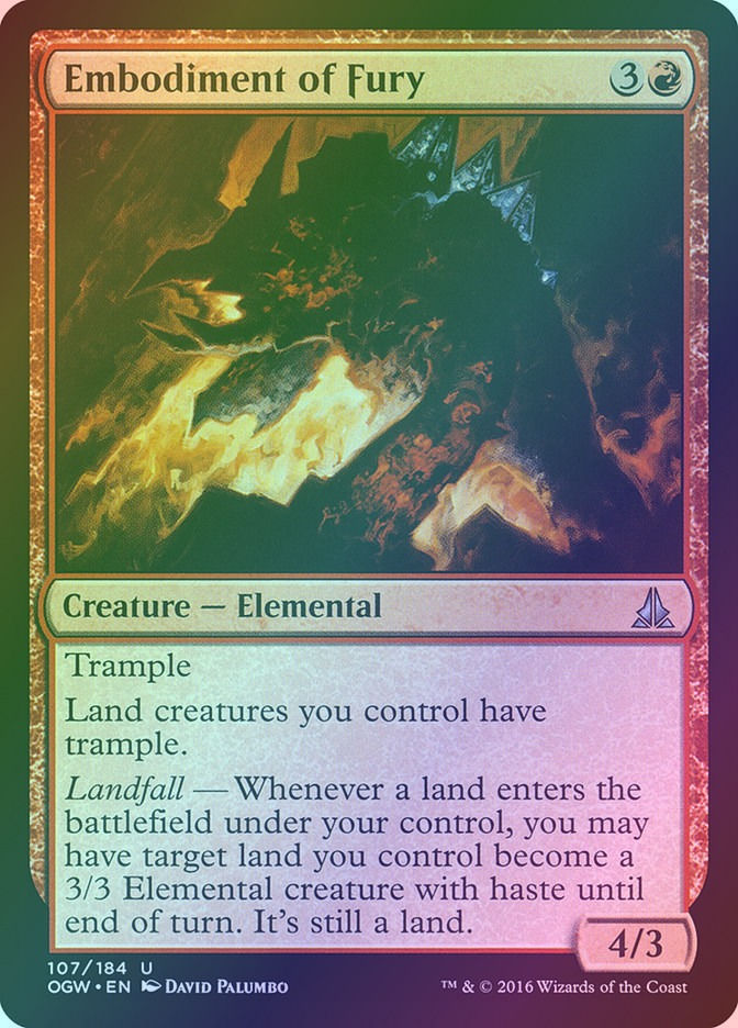 Embodiment of Fury (OGW) (107) / Foil