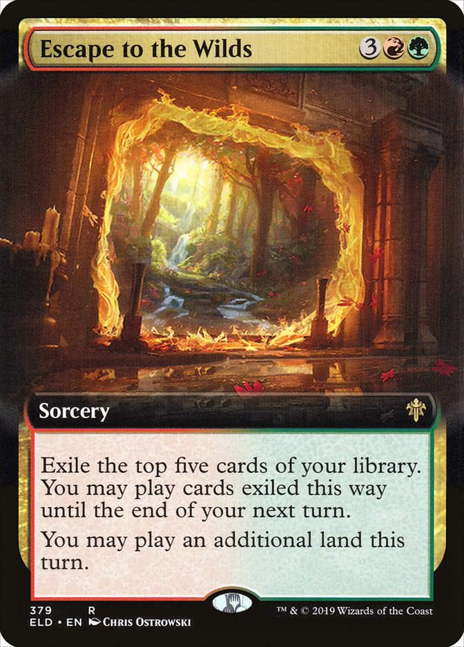 Escape to the Wilds (ELD) (379) / Extended Art