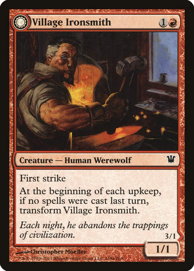 Village Ironsmith // Ironfang (ISD) (168)