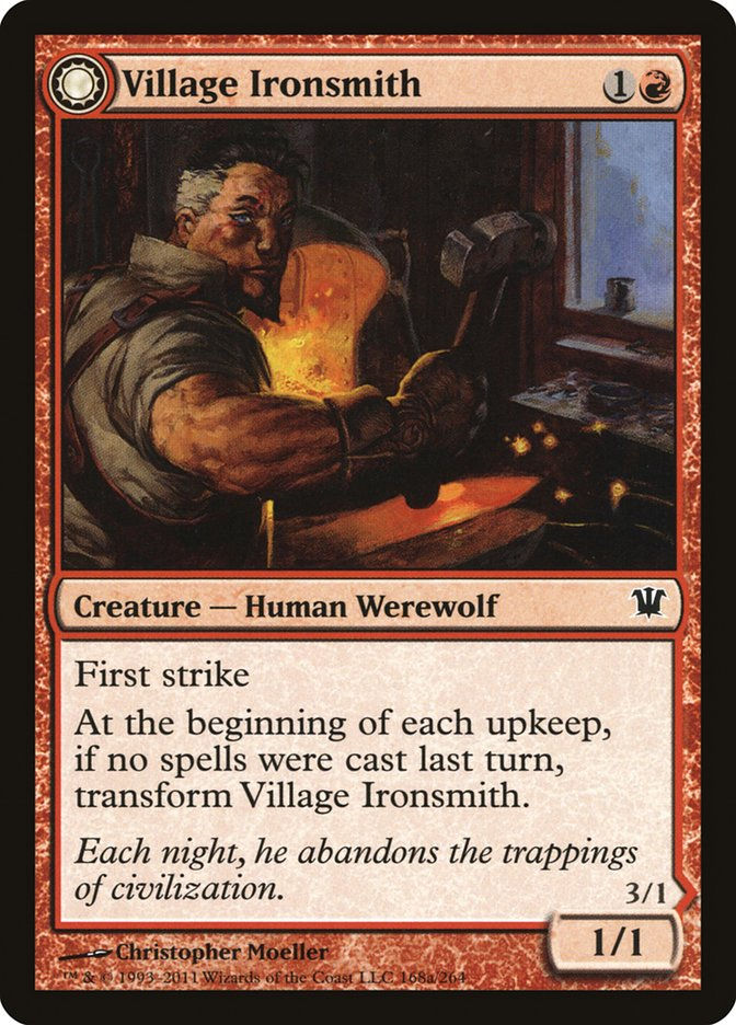 Village Ironsmith // Ironfang (ISD) (168) — cara 1 de 2