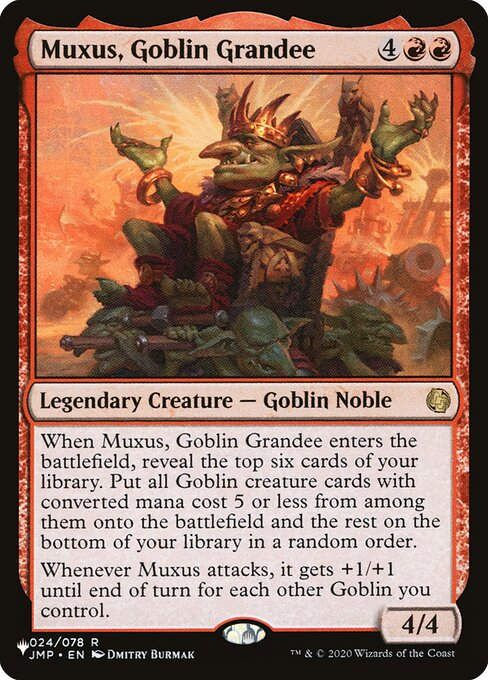 Muxus, Goblin Grandee (PLST) (JMP-24)