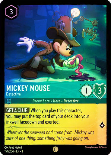 Mickey Mouse - Detective (LOR_TFC) / Foil