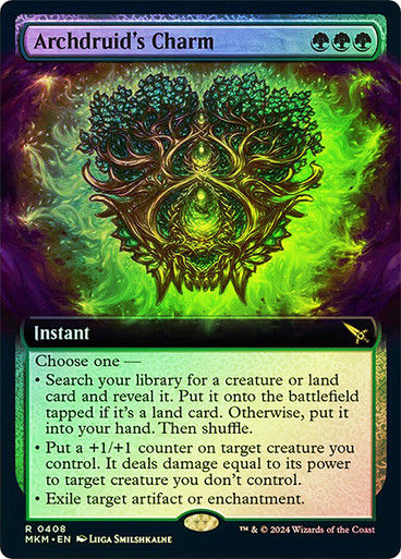 Archdruid's Charm (mkm) (408) / Extended Art Foil