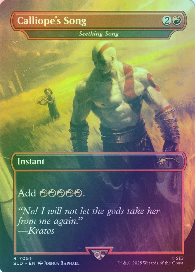 Seething Song (SLD) (7051) / Borderless / Foil