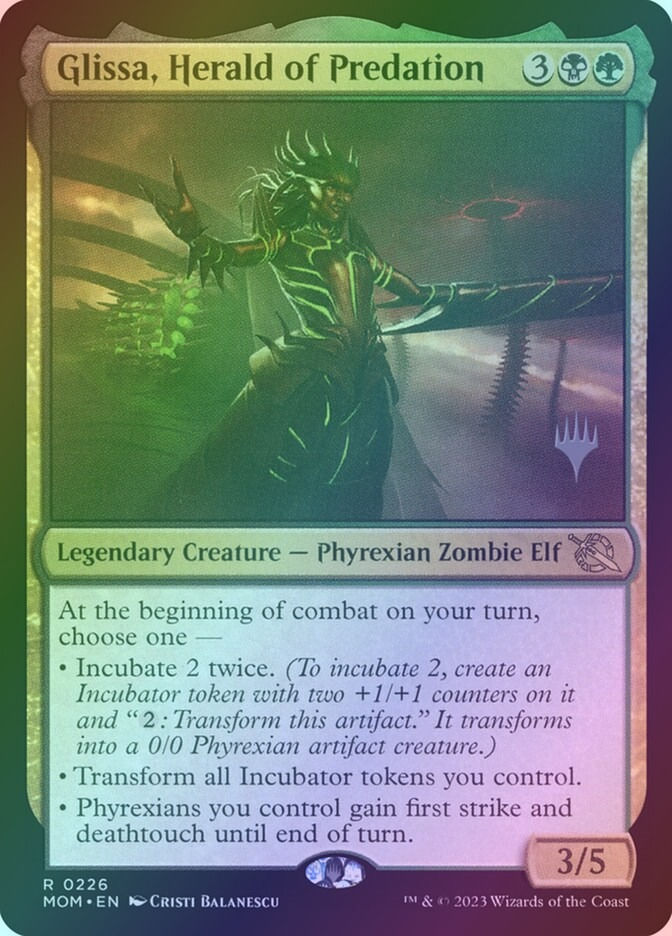 Glissa, Herald of Predation (PMOM) (226p) / Foil