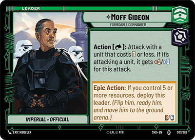 Moff Gideon - Formidable Commander (SHD_#007/262)
