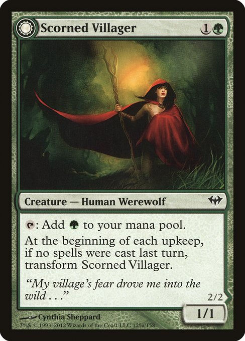 Scorned Villager // Moonscarred Werewolf (DKA)