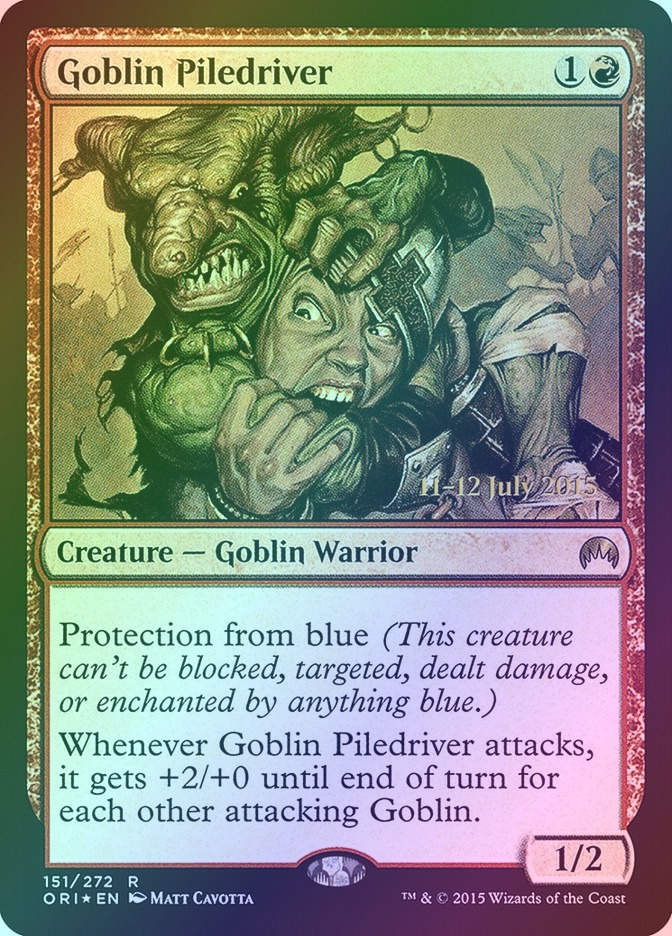 Goblin Piledriver (PORI) (151s) / Foil