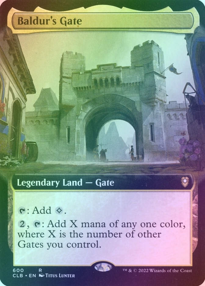 Baldur's Gate (CLB) (600) / Extended Art / Foil