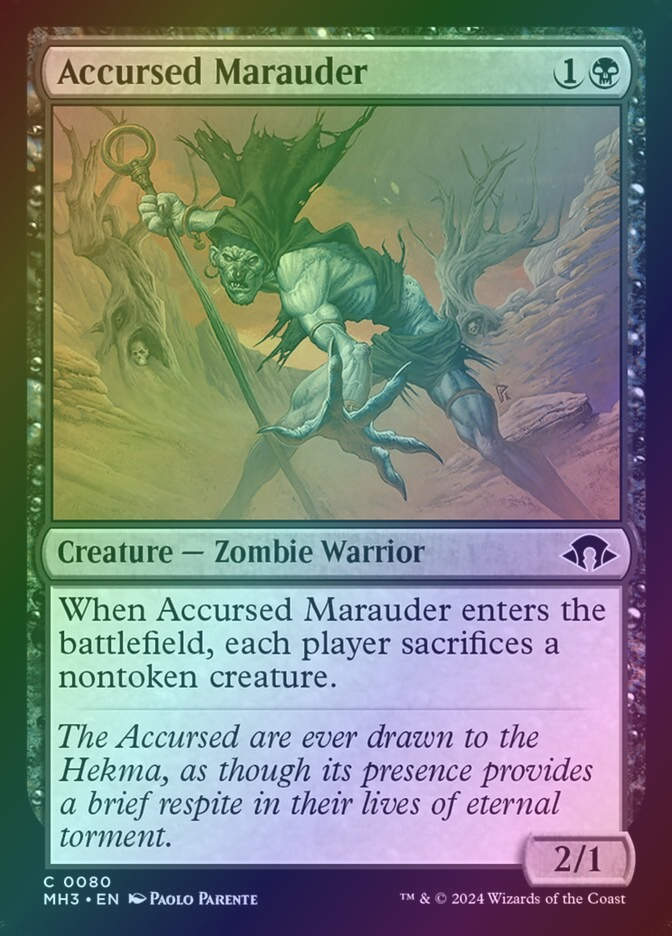Accursed Marauder (MH3) (80) / Foil
