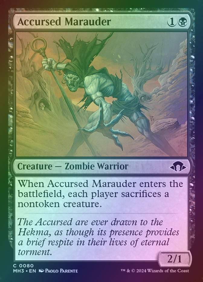 Accursed Marauder (MH3) (80) / Foil