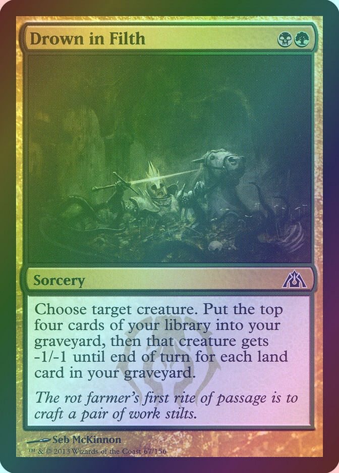 Drown in Filth (DGM) (67) / Foil