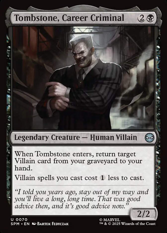 Tombstone, Career Criminal (SPM) (70)