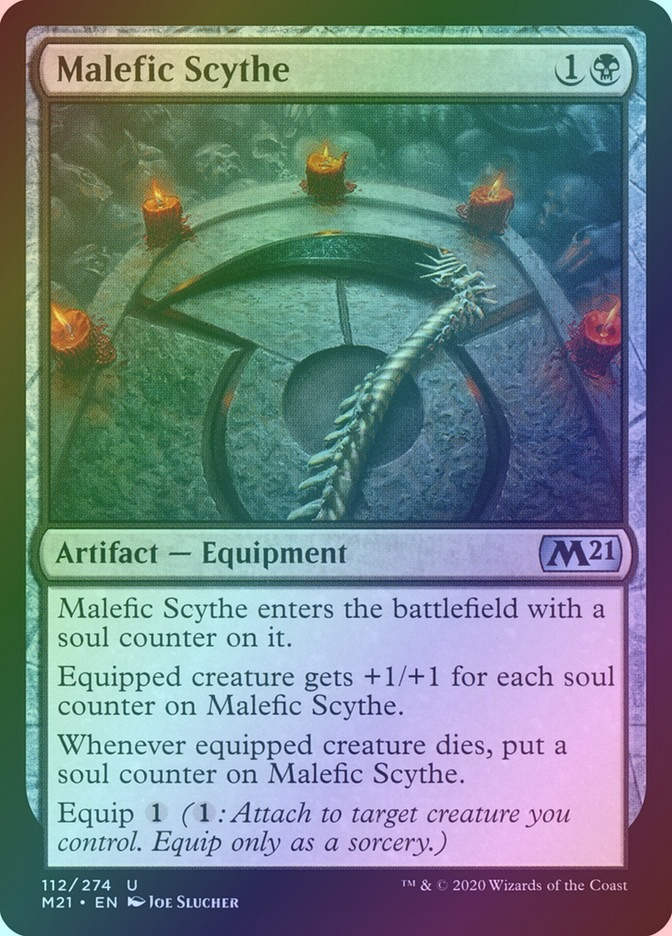 Malefic Scythe (M21) (112) / Foil