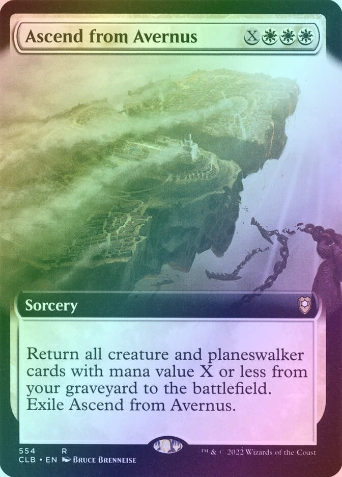 Ascend from Avernus (CLB) (554) / Extended Art / Foil