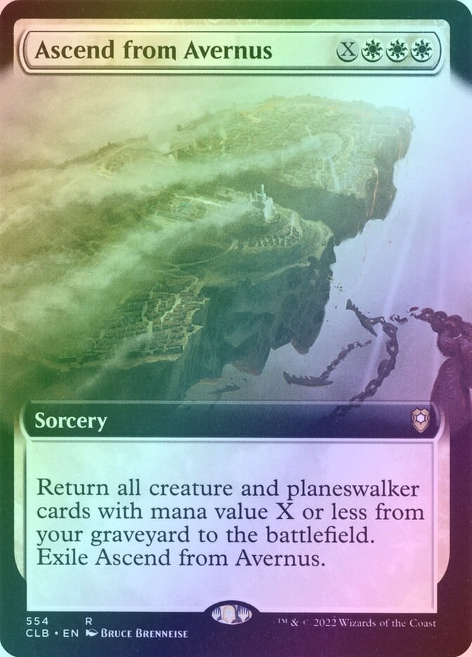 Ascend from Avernus (CLB) (554) / Extended Art / Foil