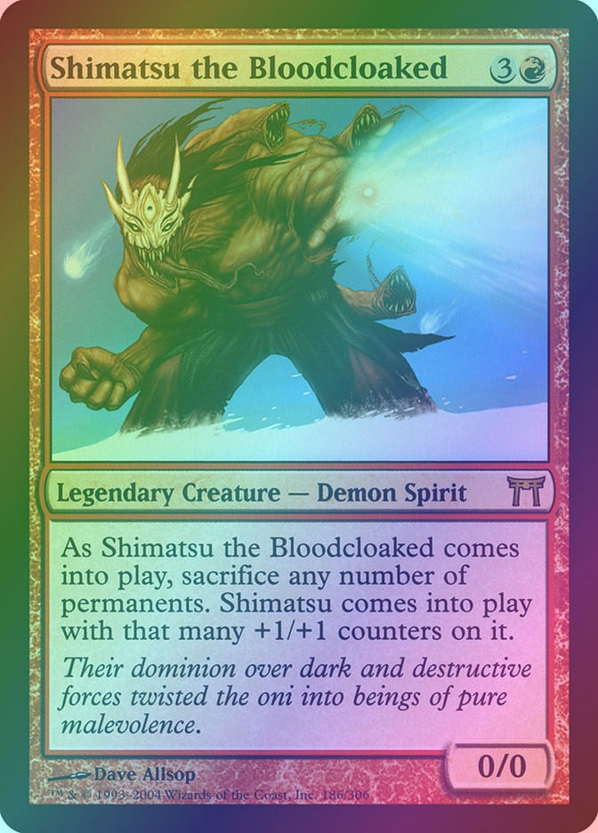 Shimatsu the Bloodcloaked (CHK) (186) / Foil