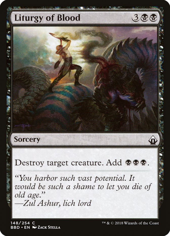 Liturgy of Blood (BBD) (148) / Foil