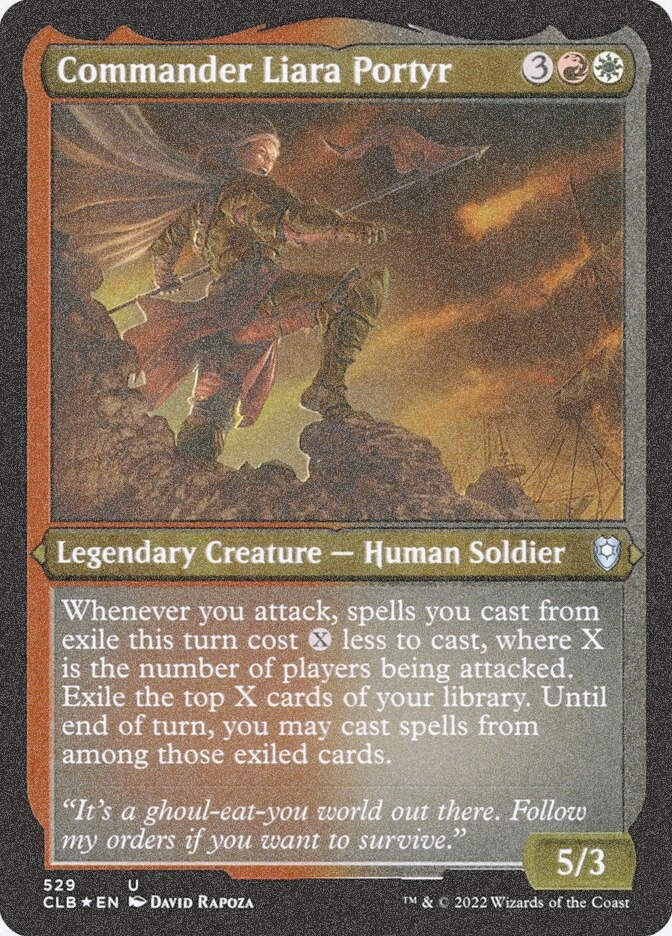 Commander Liara Portyr (CLB) (529) / Foil Etched