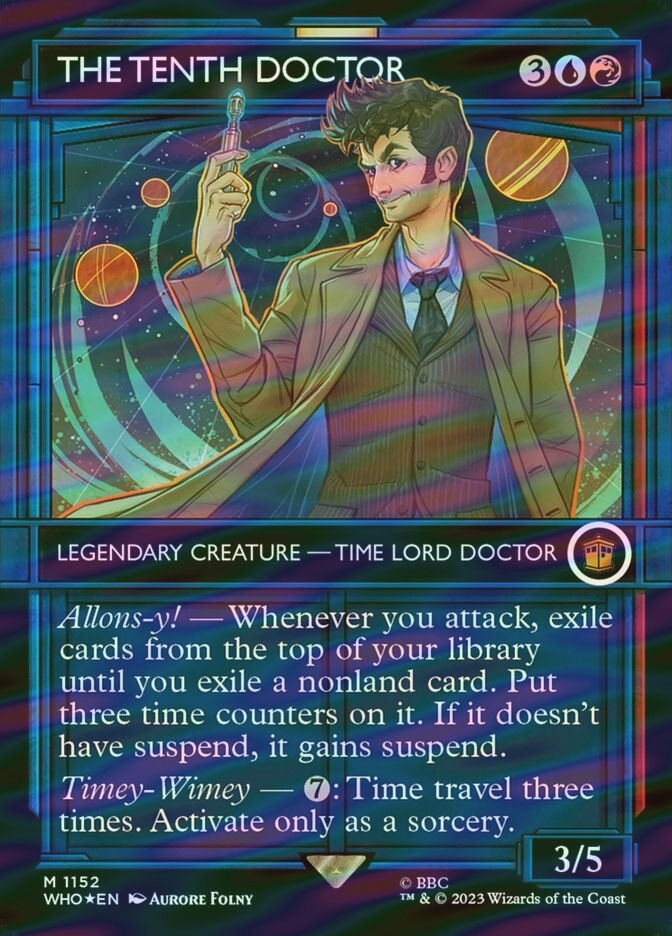 The Tenth Doctor (WHO) (1152) / Borderless / Showcase / Surge Foil